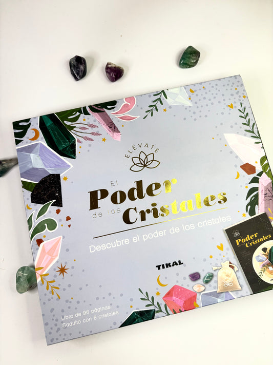 El poder de los Cristales - Libro + cristales