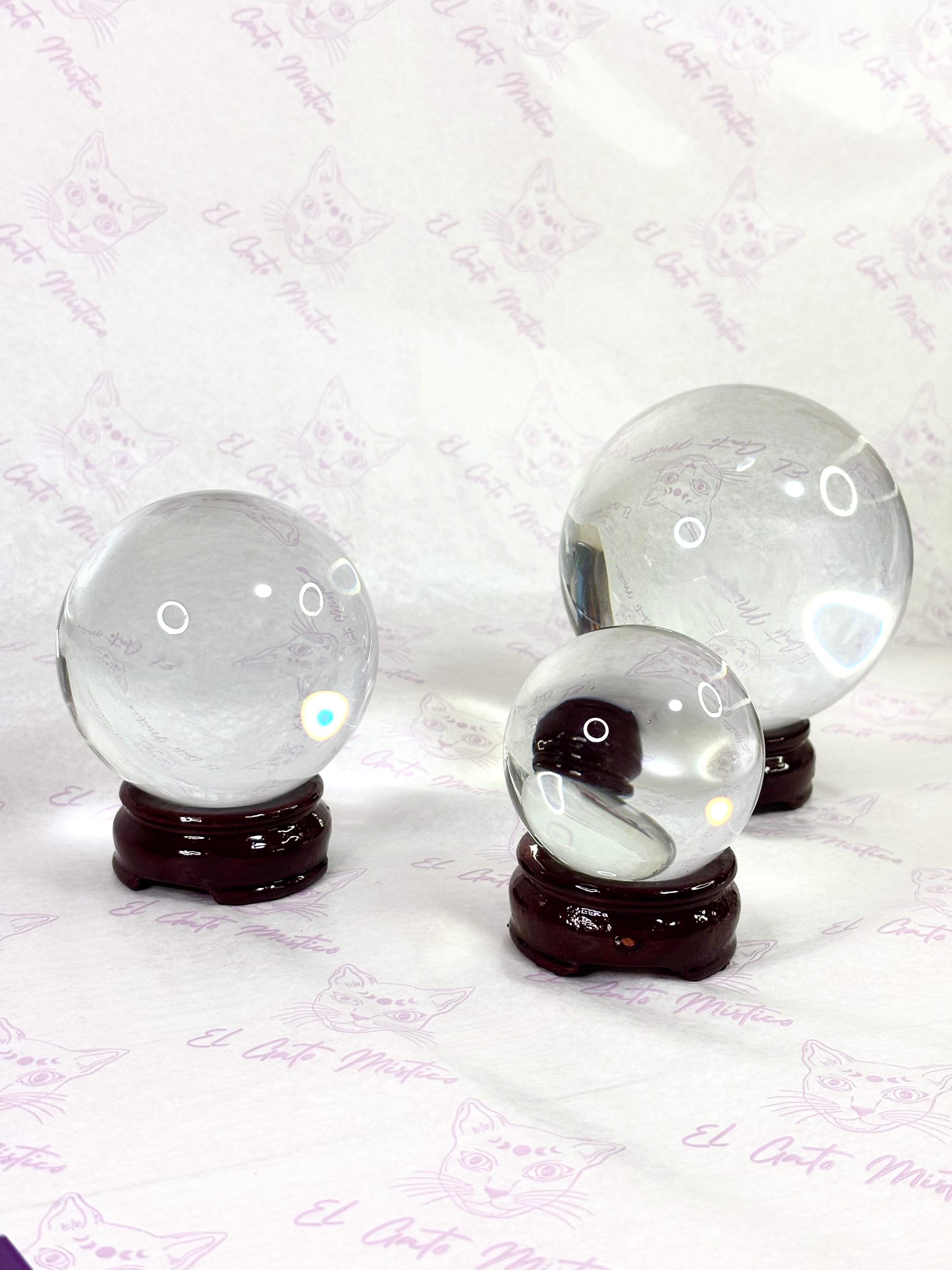 Bola de Cristal con peana | Adivinación Clarividencia