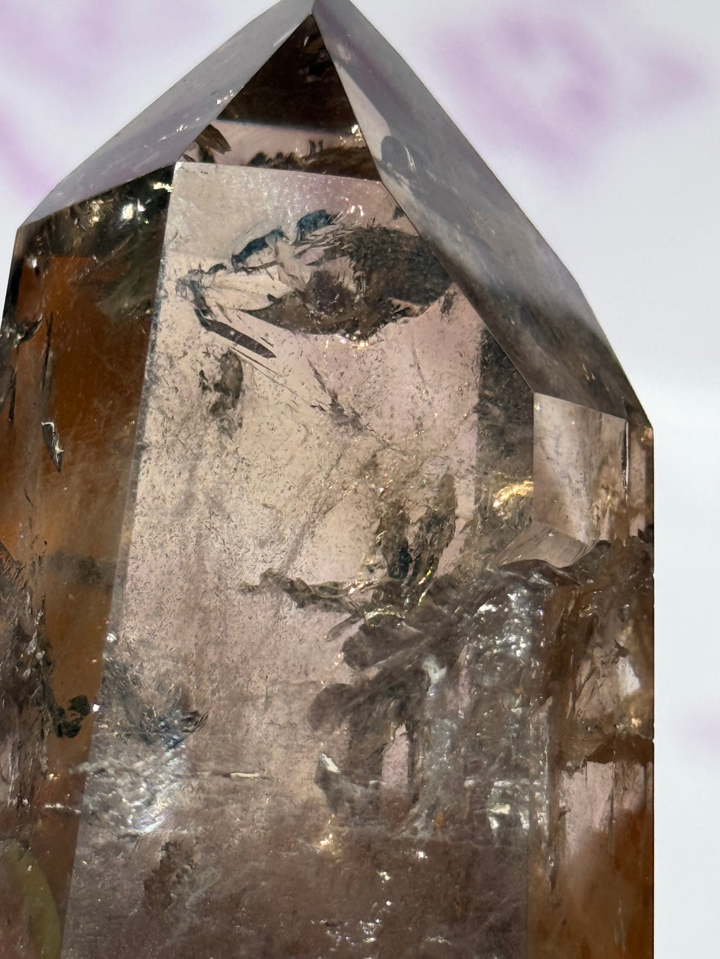 Puntas Pulidas de Cuarzo Ahumado | Protección y Enraizamiento