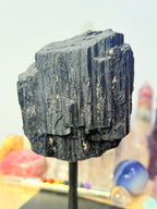 Turmalina Negra con Peana XL | Protección y Estabilidad Energética