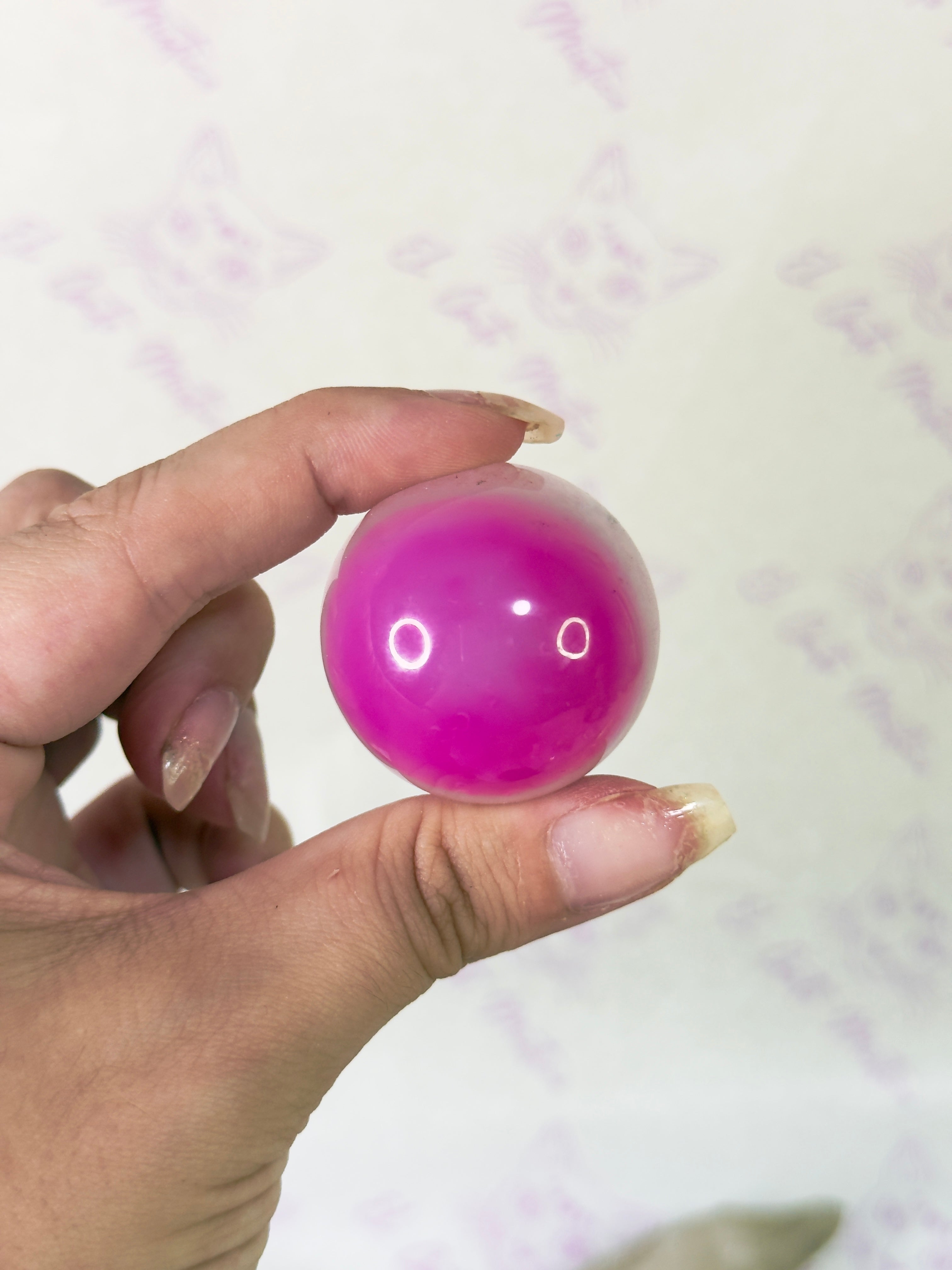Esferas Ágata Fucsia teñida | Estabilidad, Armonía y Equilibrio