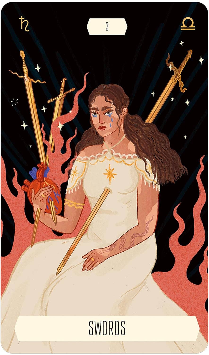 Tarot del Zodíaco tamaño bolsillo en lata | Inglés