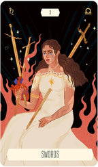 Tarot del Zodíaco tamaño bolsillo en lata | Inglés