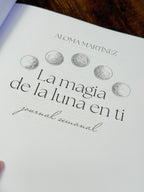 La Magia de la Luna en ti | Journal Semanal | Aloma Martínez
