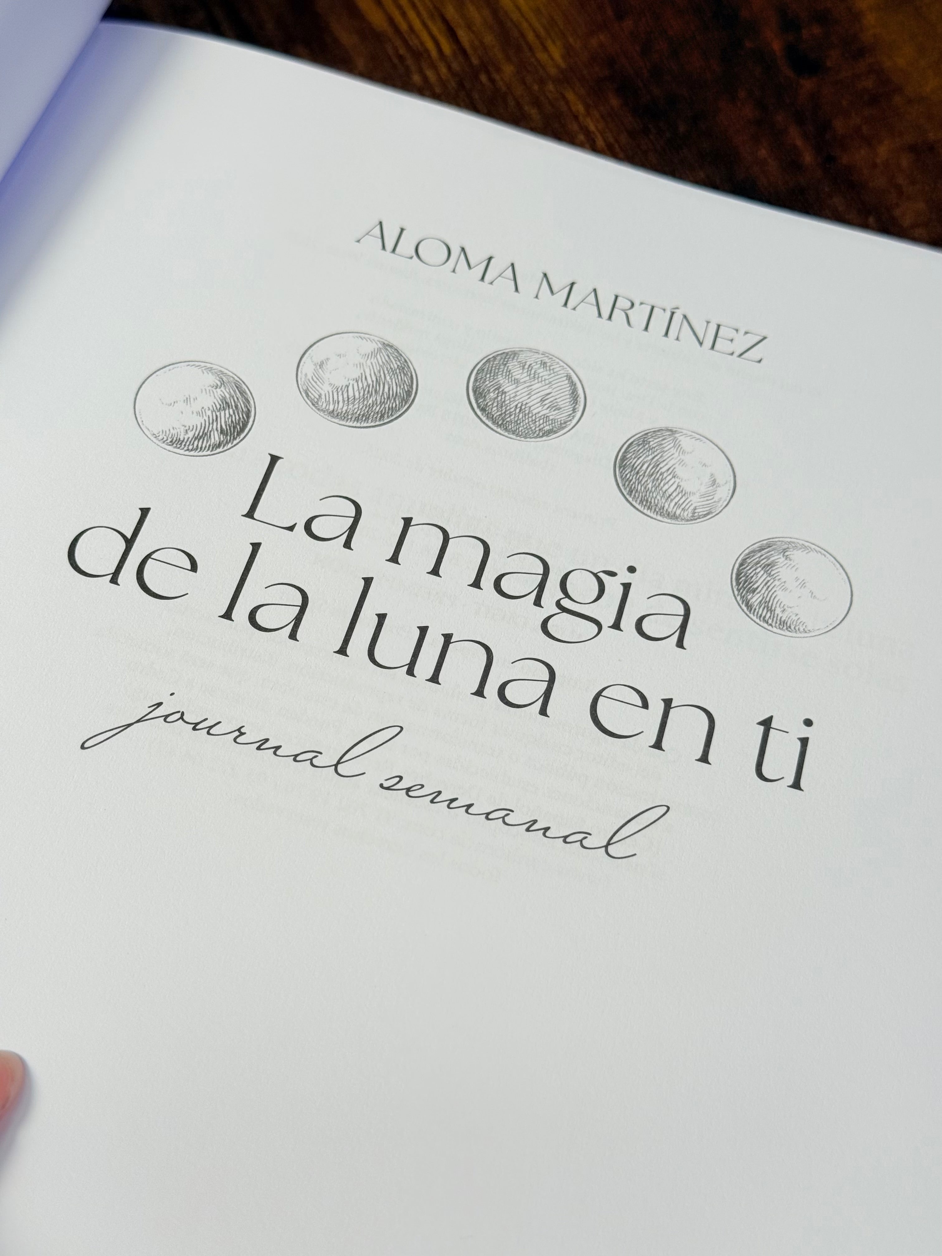La Magia de la Luna en ti | Journal Semanal | Aloma Martínez