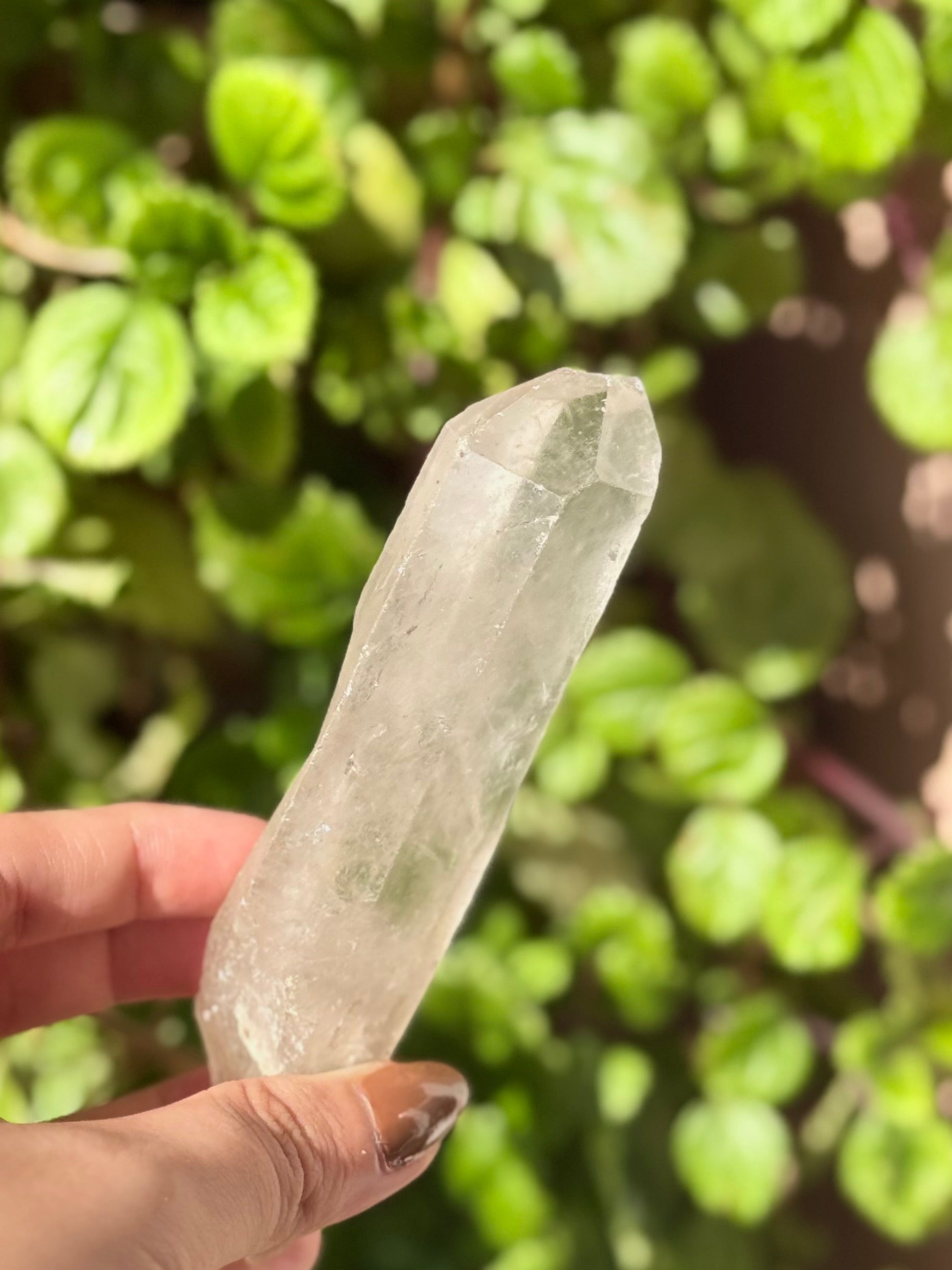 Puntas naturales de Cuarzo Cristal