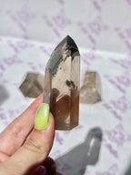 Puntas Pulidas de Cuarzo Ahumado | Protección y Enraizamiento