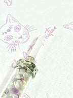 Varita de Poder Fluorita y Cuarzo Cristal