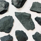 Shungit en Bruto Piezas Medianas | Protección Energética y Escudo Anti-Radiaciones Electromagnéticas