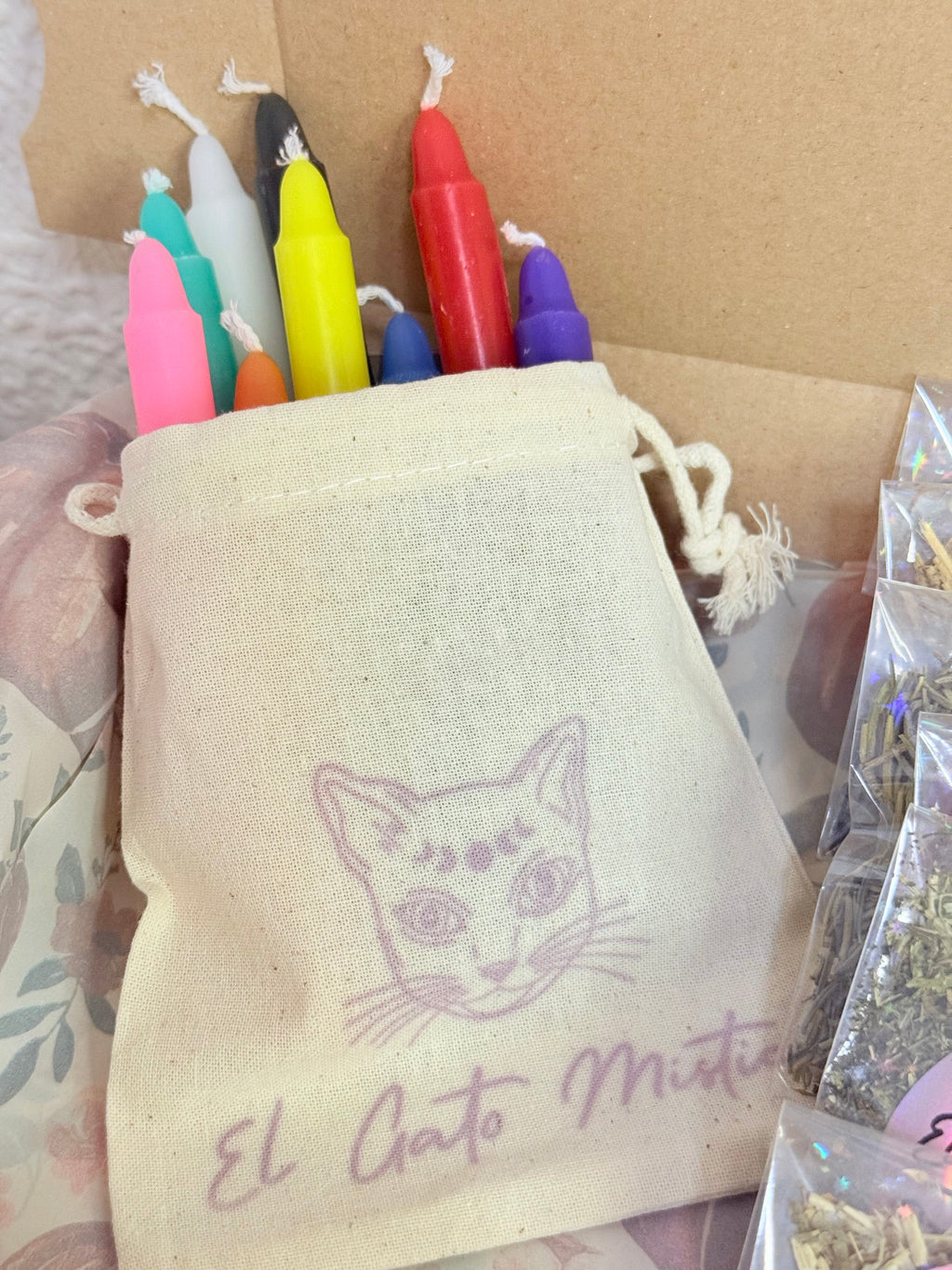 Kit de Brujería | Kit completo con hierbas y velas para tus rituales