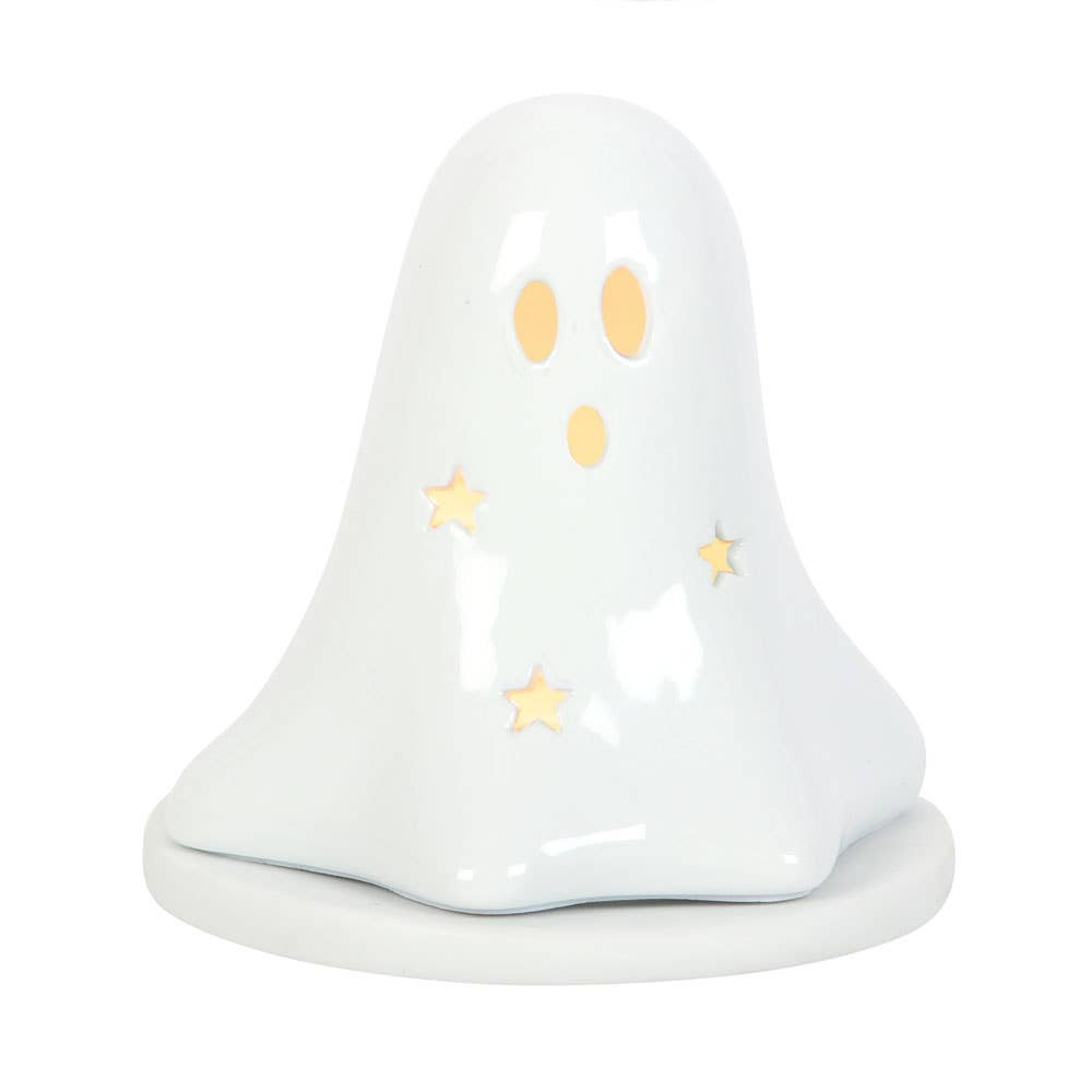 Soporte Fantasma Boo para velas de té o conos de incienso