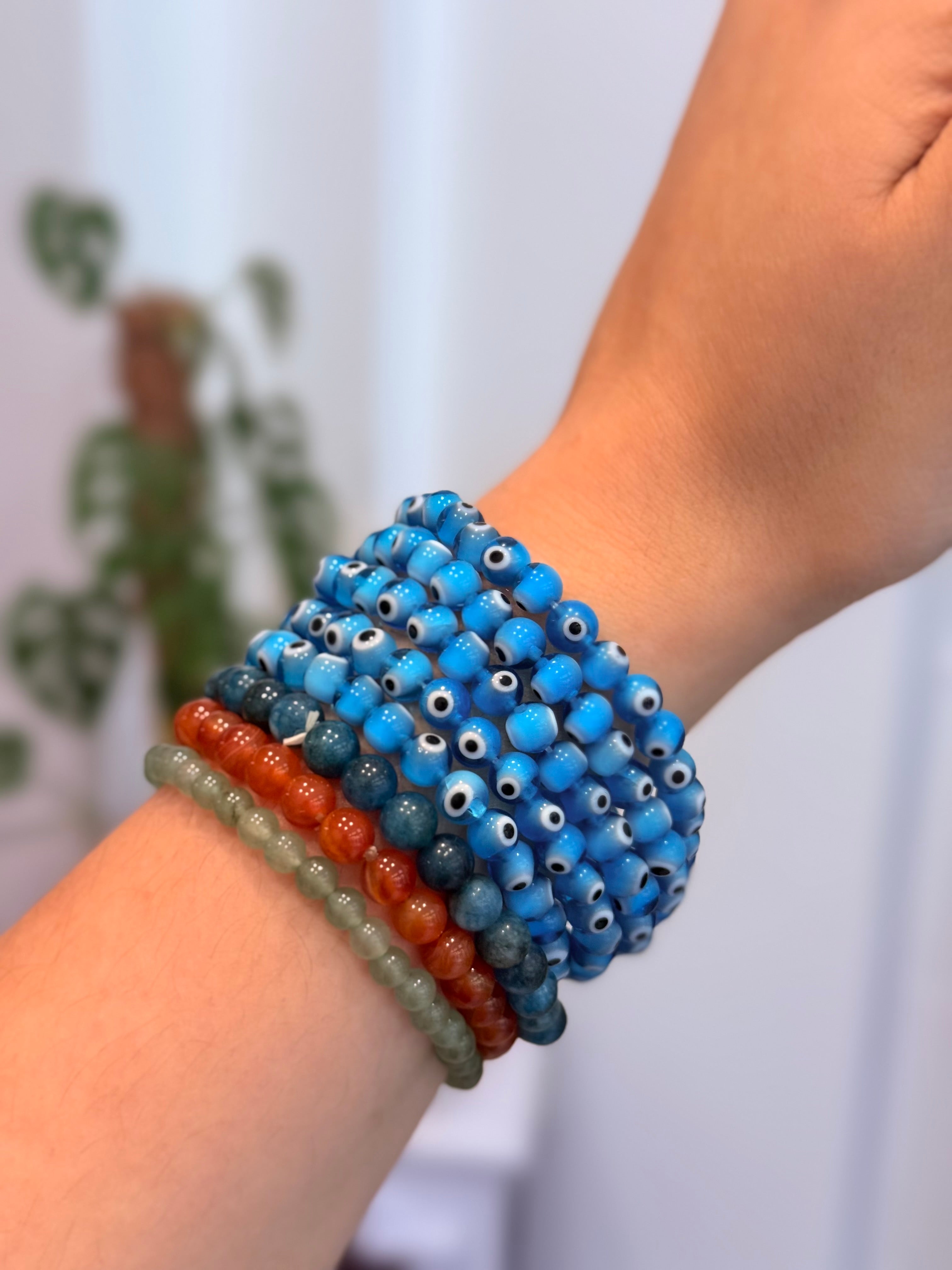 Pulsera de Ojo Turco Azul Claro: Serenidad y Protección