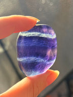 Rodados planos de Fluorita Arcoíris | Orden Mental y Escudo Psíquico