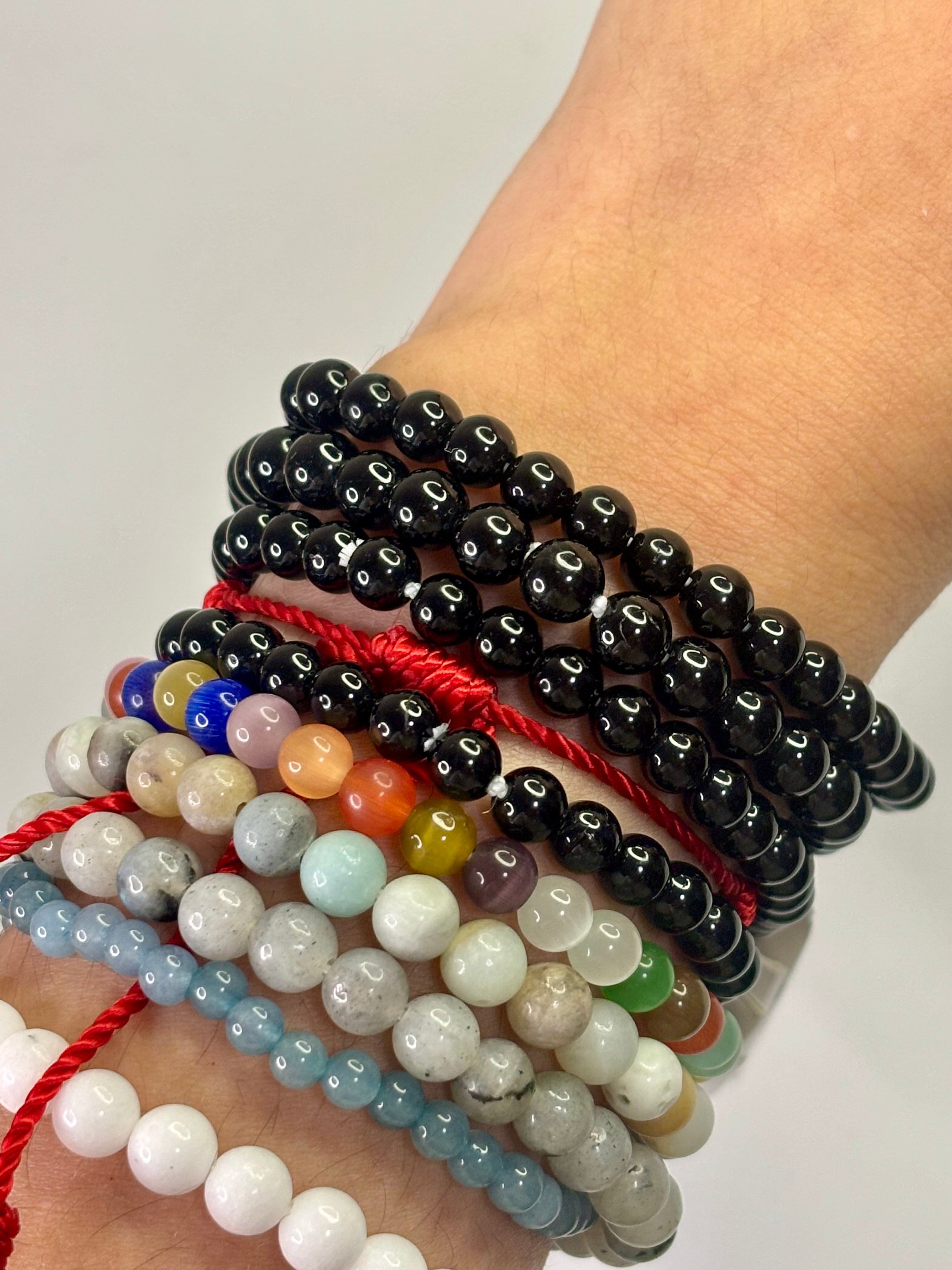 Pulsera Obsidiana 4mm | Protección y Equilibrio