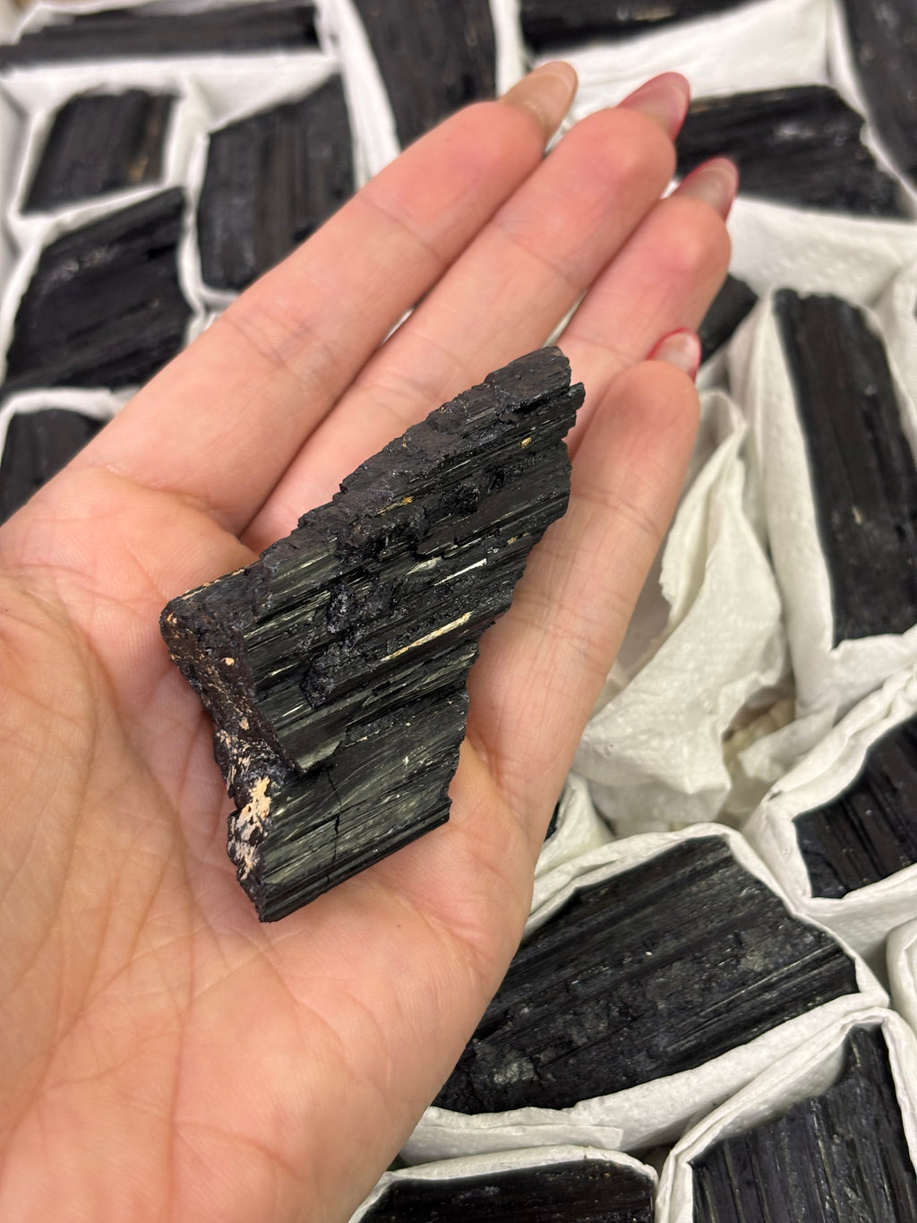 Turmalina Negra Catedral en bruto - Protección