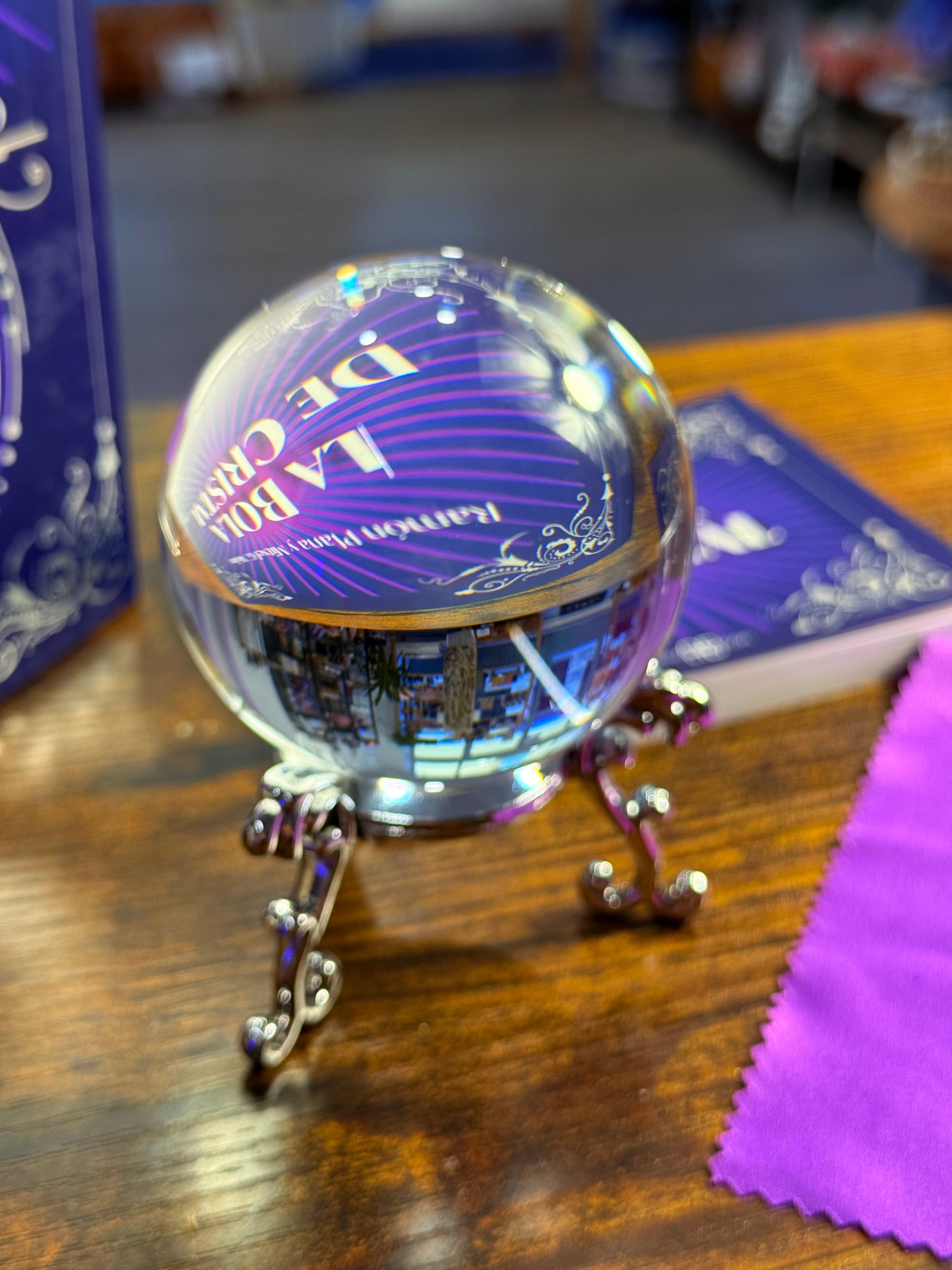 Pack la Bola de Cristal | Libro guía, Bola y paño