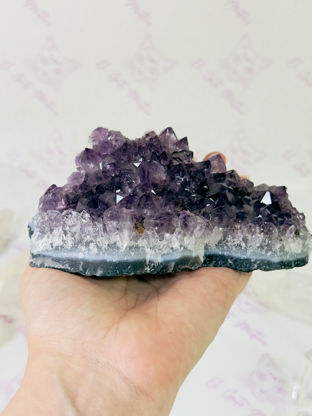 Drusa de Amatista 0,5kg Calidad A| Pieza única | Calma y Protección