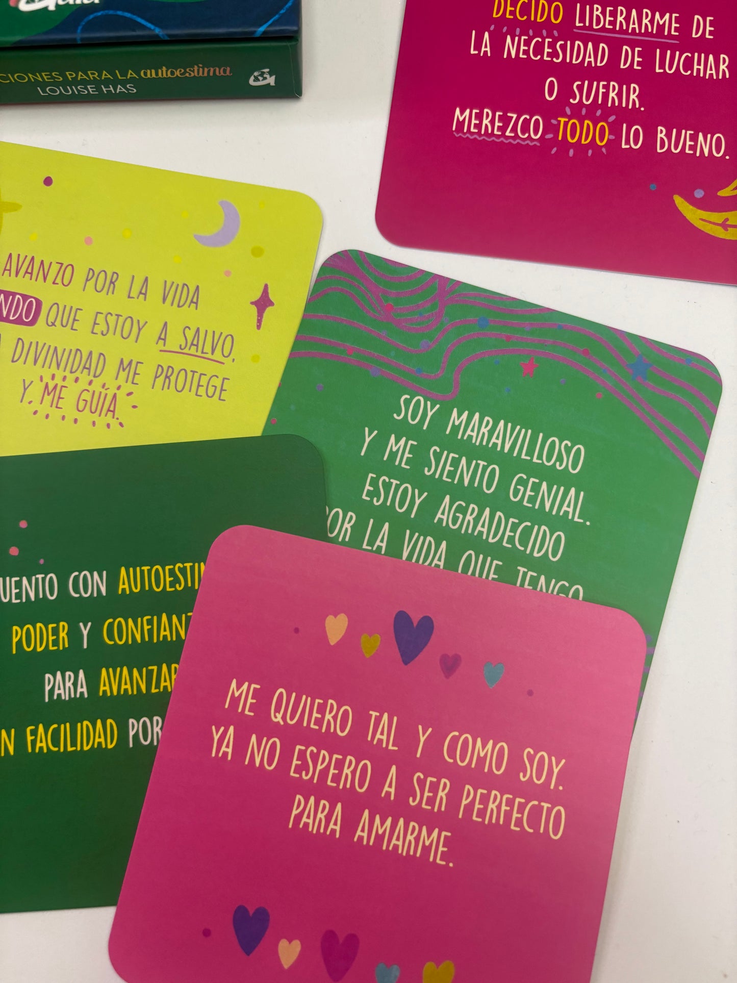 Cartas Afirmaciones para la autoestima