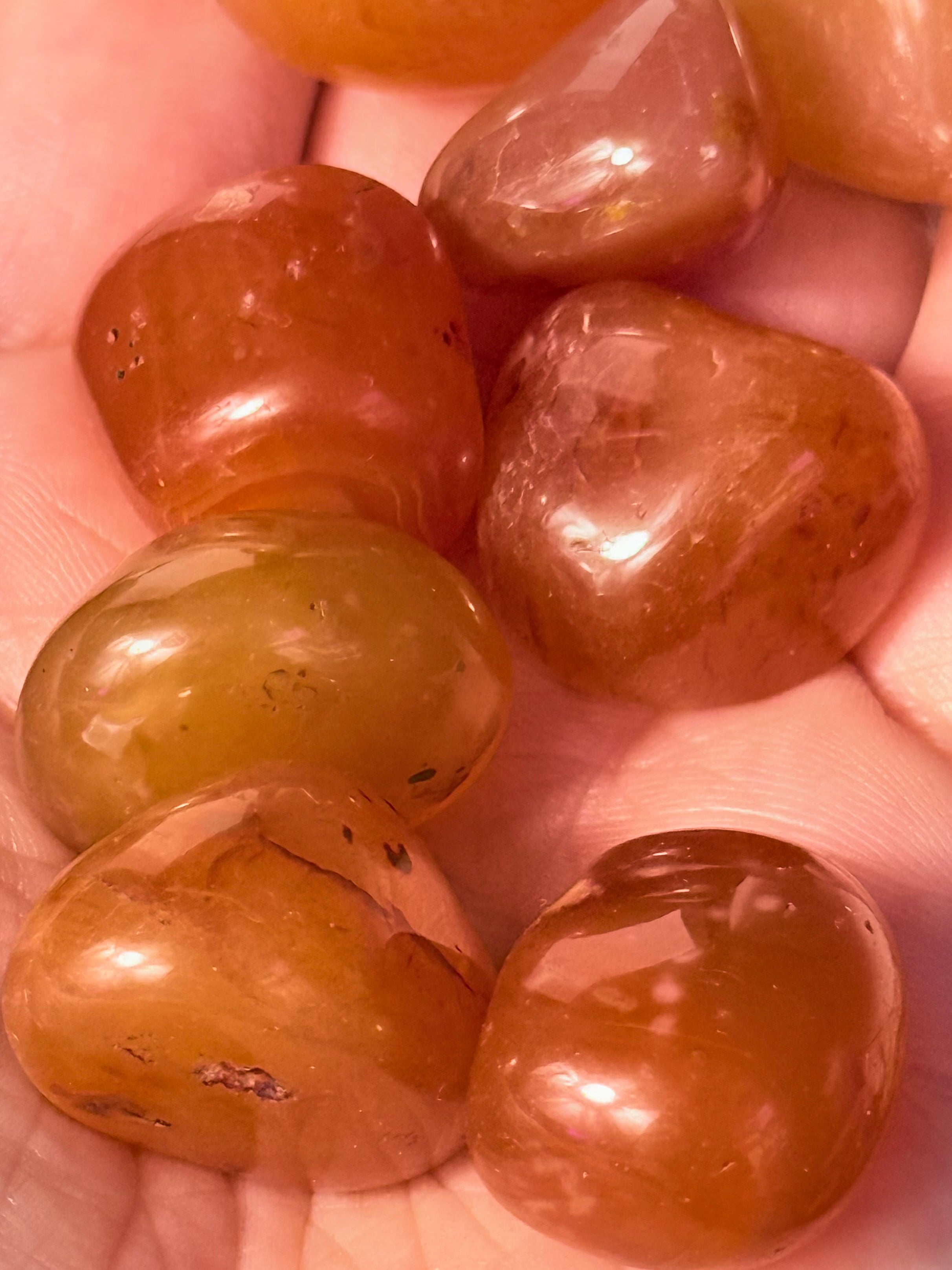 Rodados de Cornalina pequeños | Vitalidad y Motivación