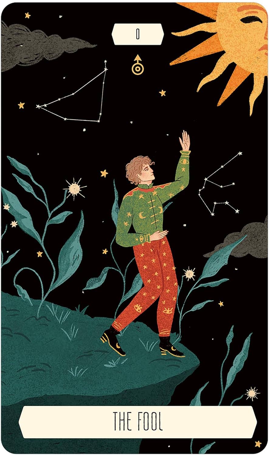 Tarot del Zodíaco tamaño bolsillo en lata | Inglés