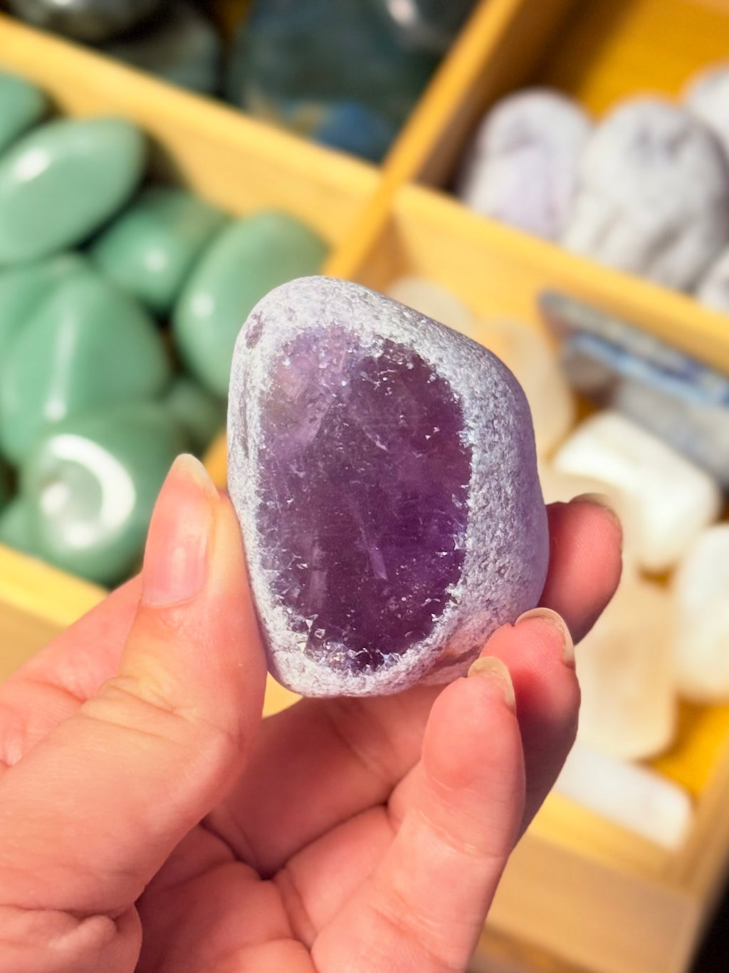 Huevos de Dragón Amatista Visión | Transformación y Renacer Espiritual