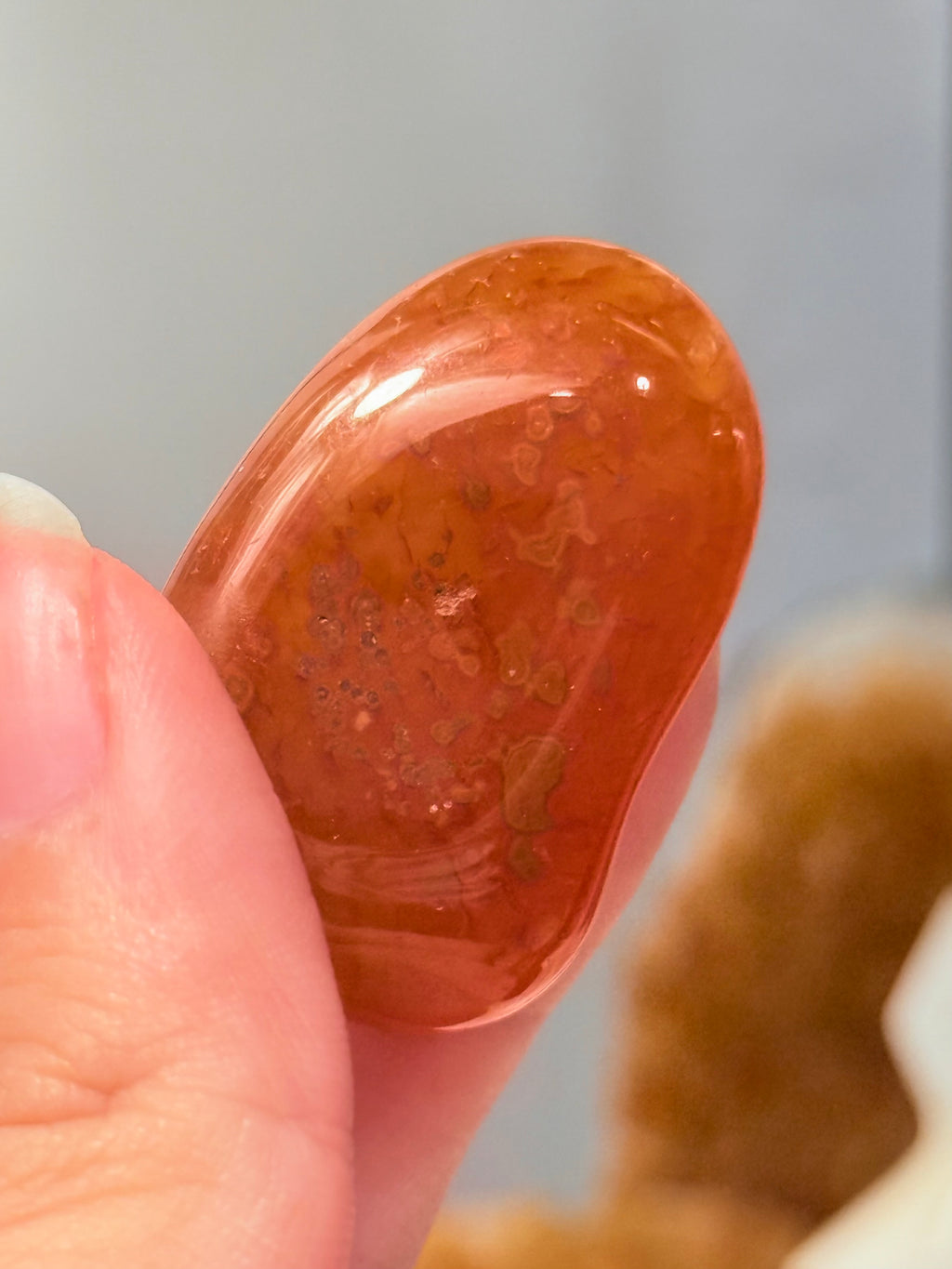 Rodados grandes de Cornalina Calidad Extra | Vitalidad y Motivación