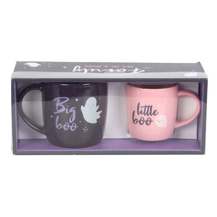 Juego de tazas familiar Big Boo Little Boo