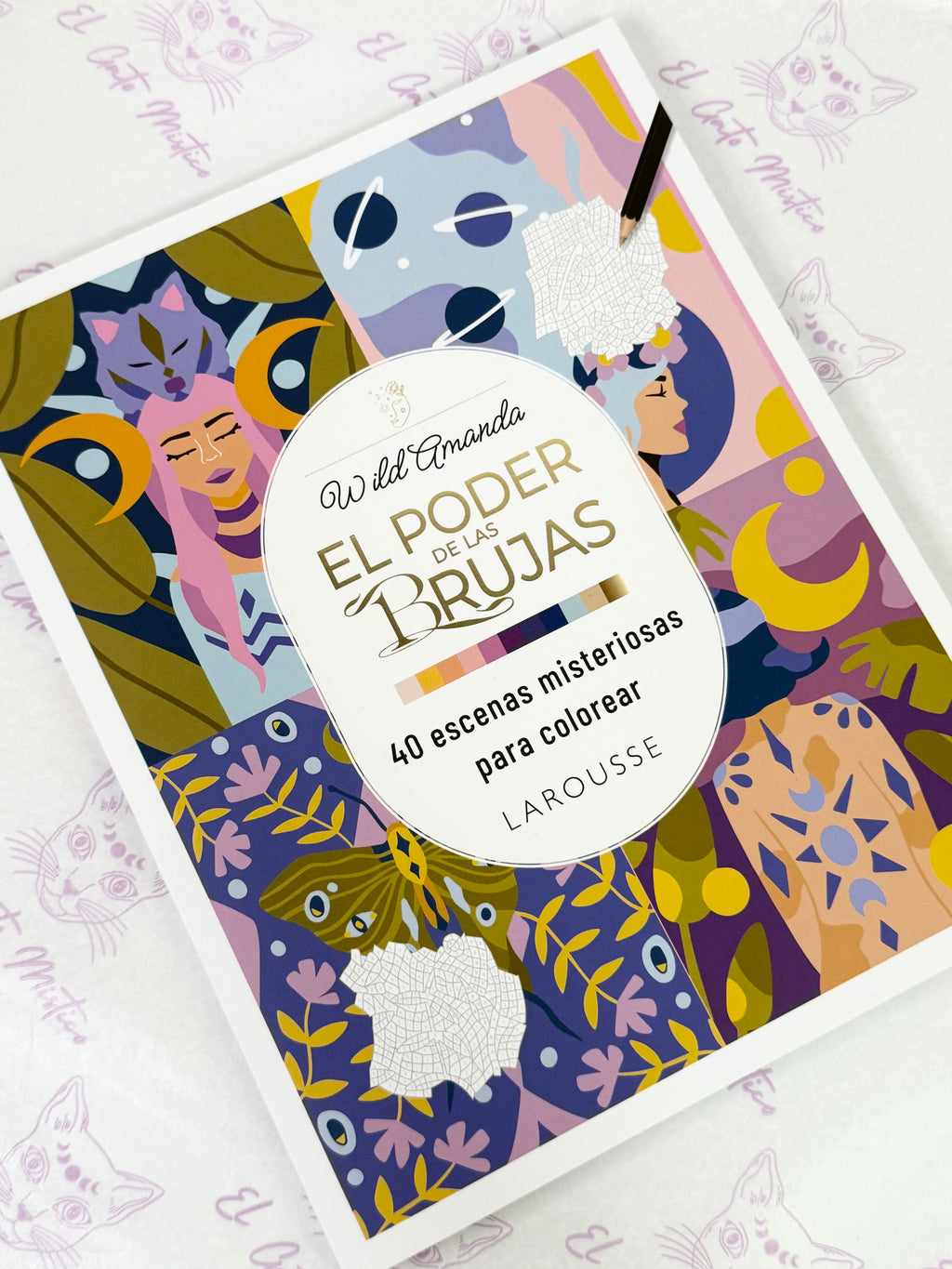 El Poder de las Brujas | 40 escenas misteriosas para colorear por números