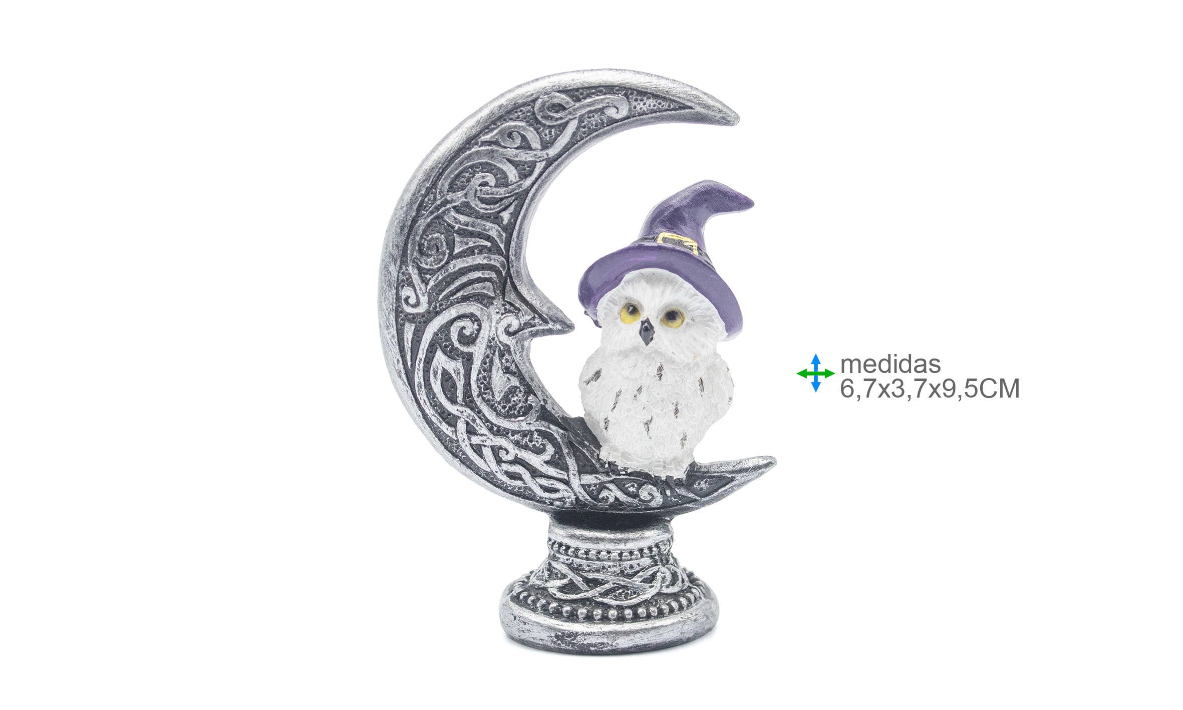Búho Wicca en resina | Sabiduría e Intuición