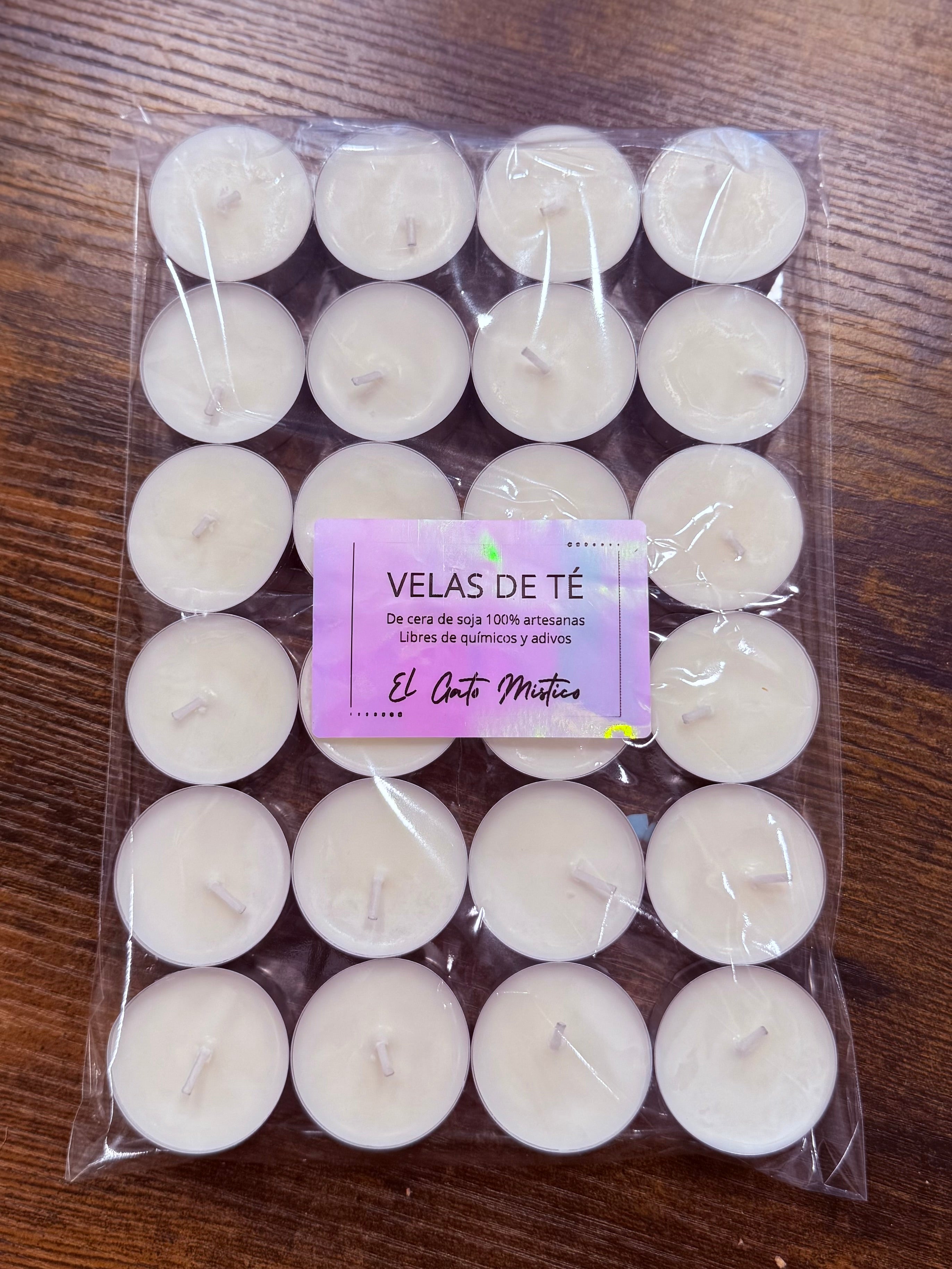 Velas de Té Artesanales | Cera de Soja 100% Pura para un Hogar Libre de Tóxicos