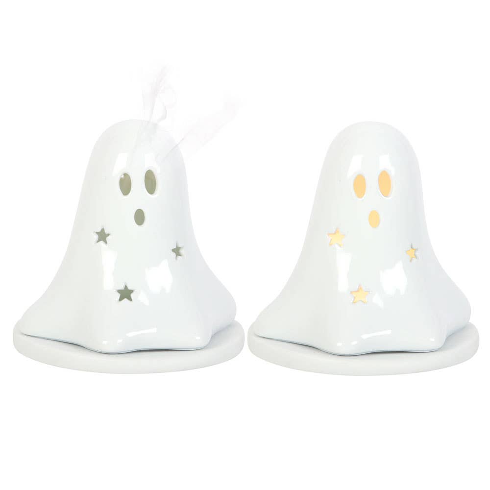 Soporte Fantasma Boo para velas de té o conos de incienso