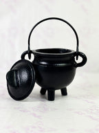 Caldero de bruja de hierro fundido