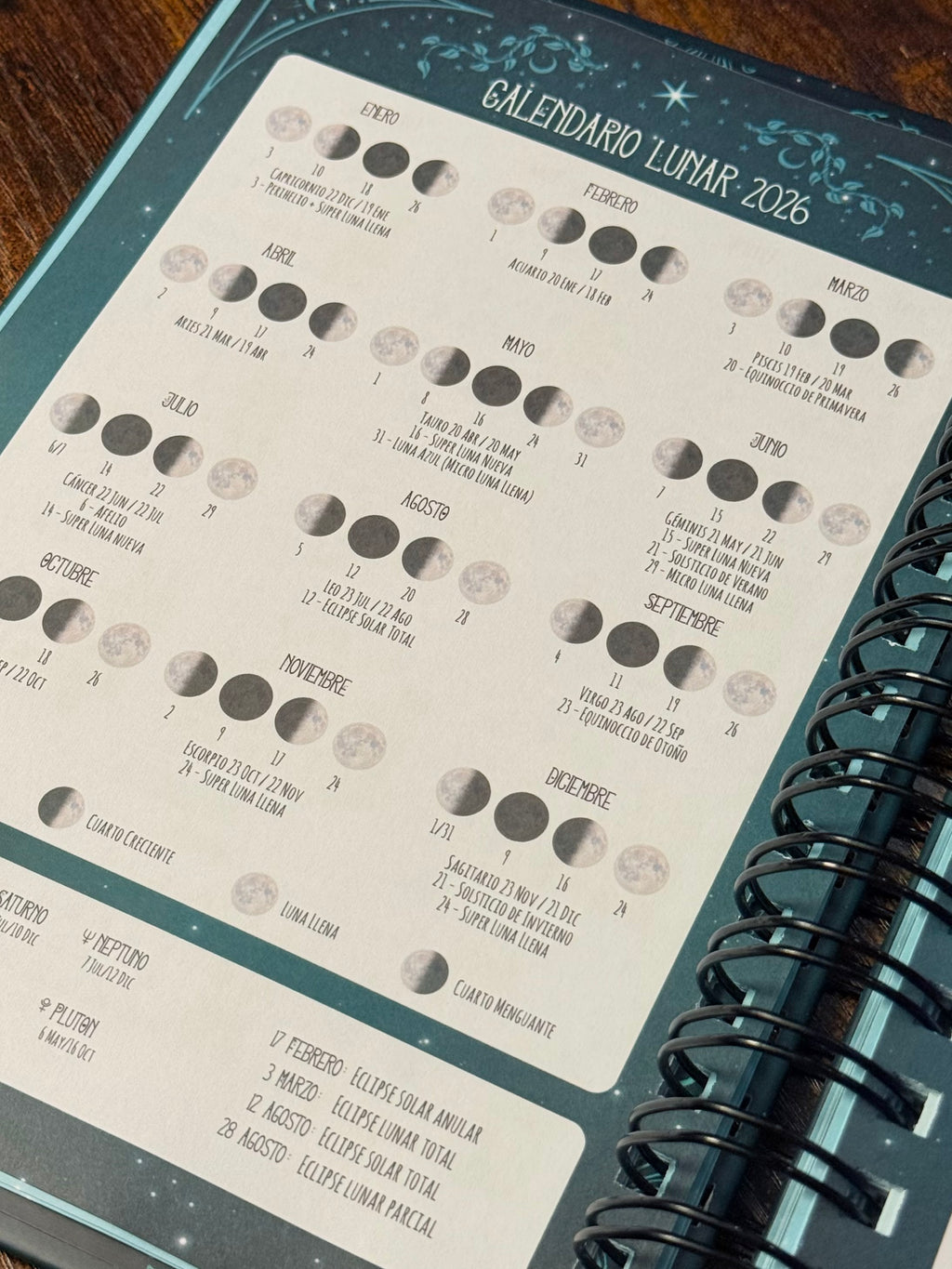 Agendas 2026 Stay Wild Moonchild | Año completo