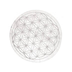 Placa de Selenita Flor de la Vida | Purificación y Armonía