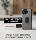 Placa adhesiva de Shunguita para el móvil | Protege tu salud