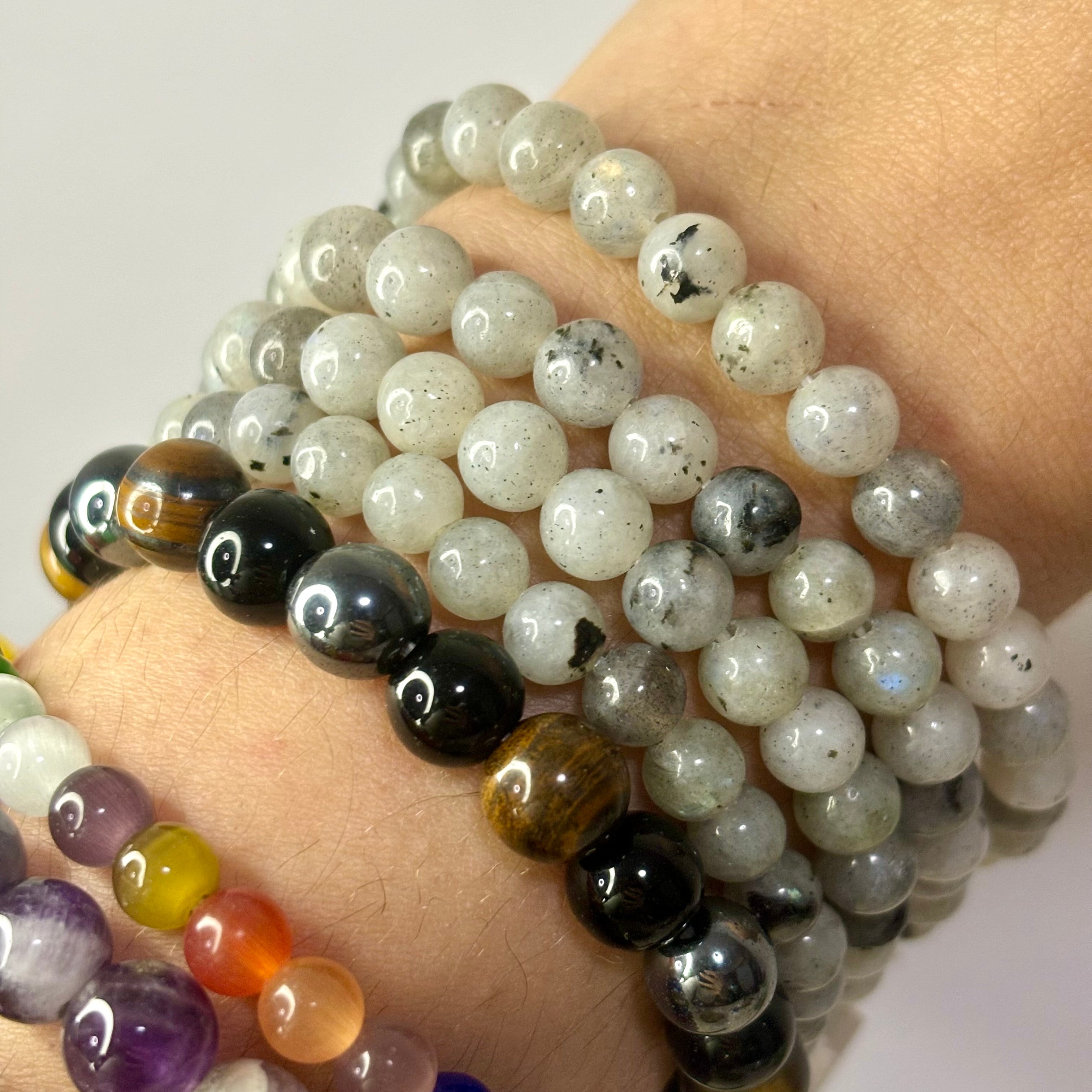 Pulsera Labradorita 6mm | Intuición y Protección