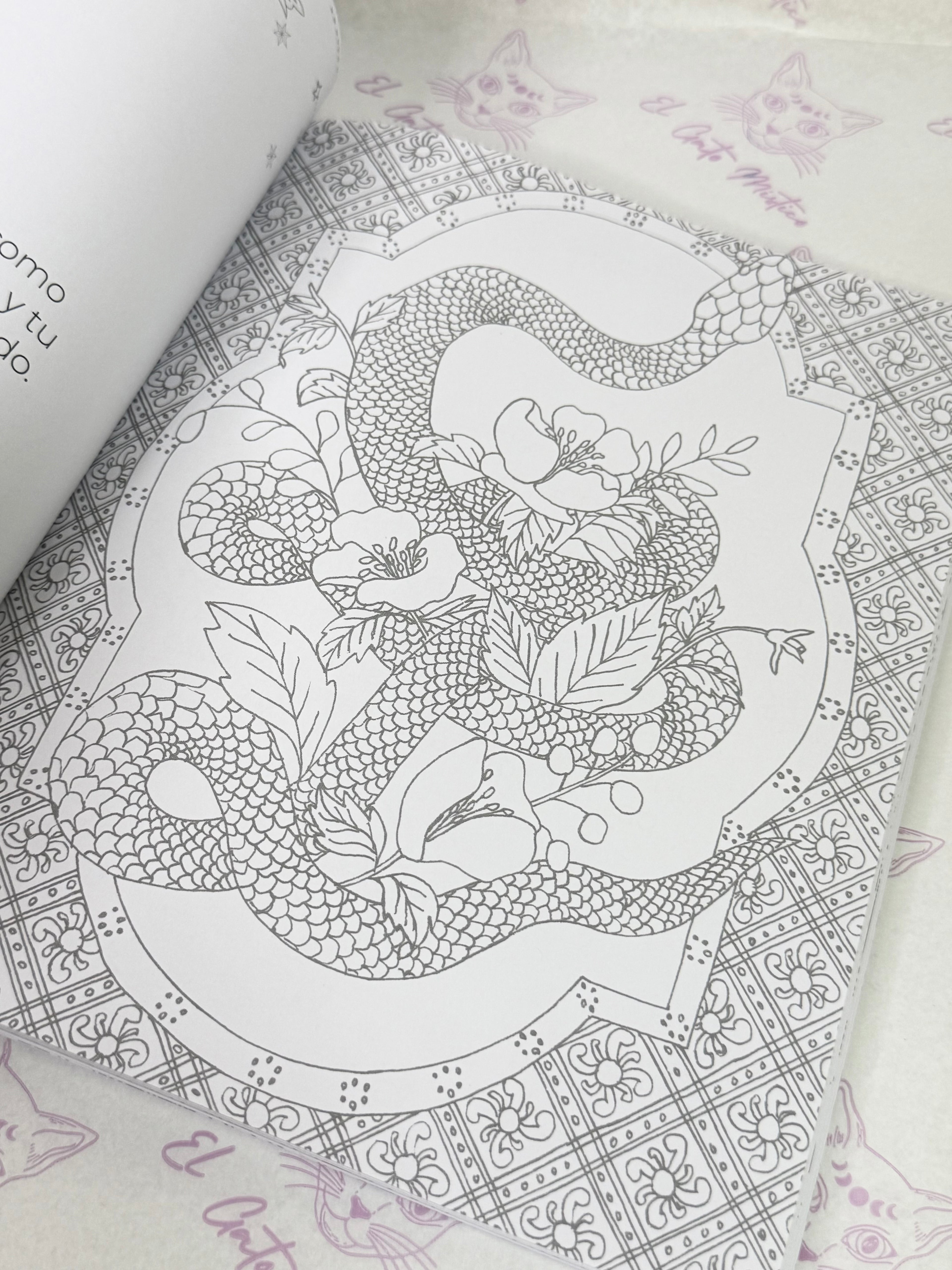 Tarot Secreto | Cuaderno para Colorear