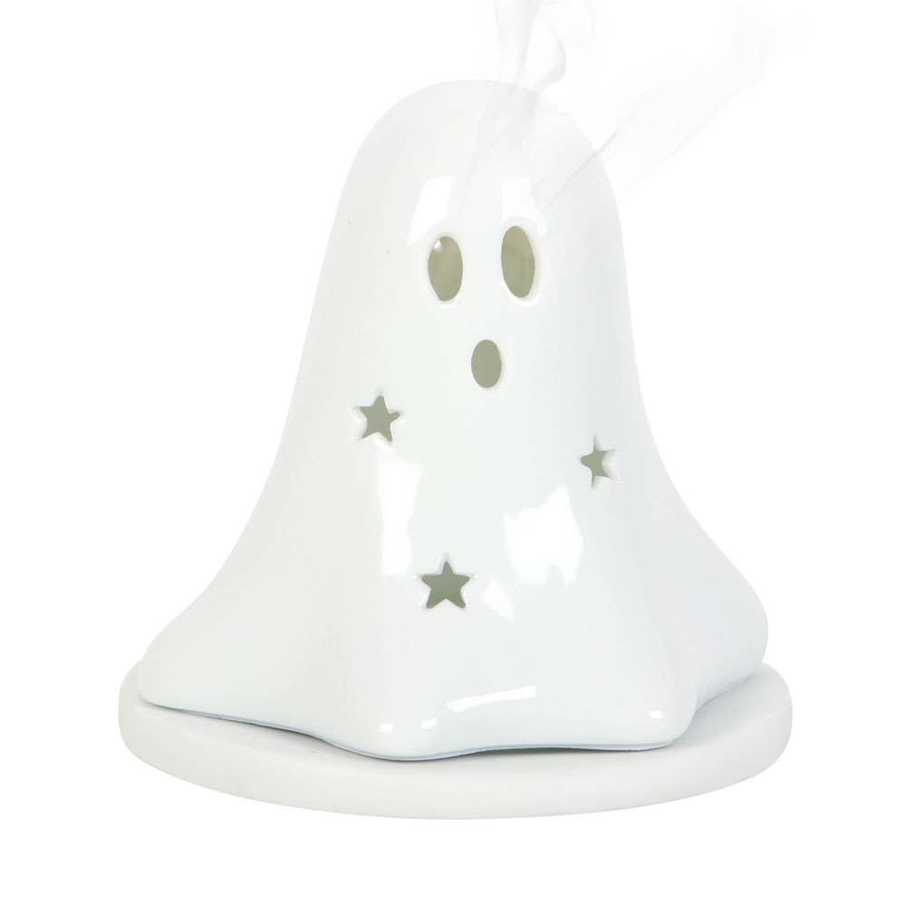 Soporte Fantasma Boo para velas de té o conos de incienso