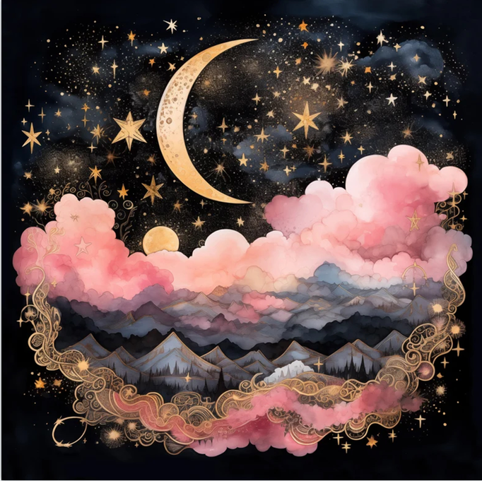 Tapete de Tarot Luna Mística