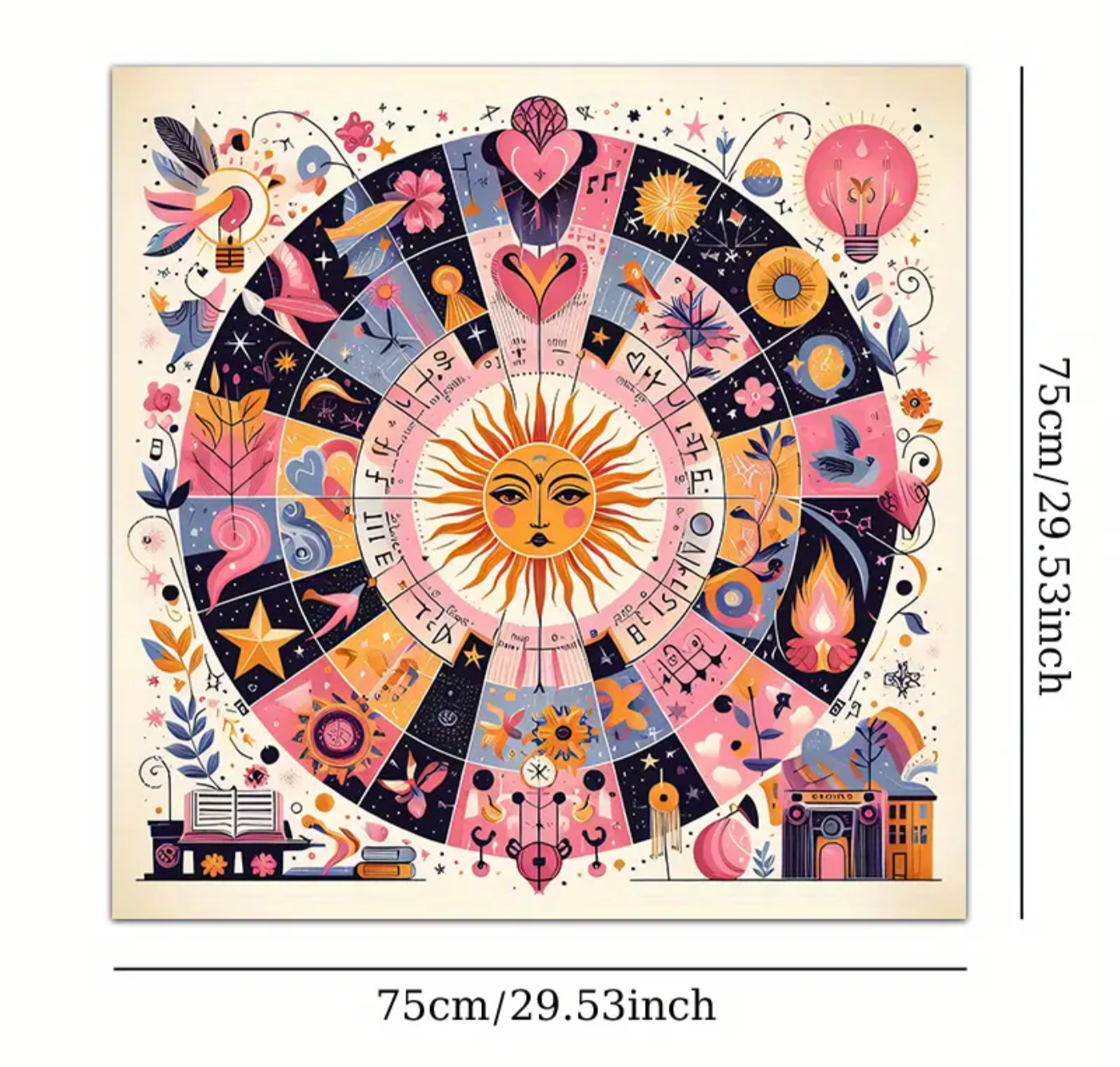 Tapete de Tarot y Altar “Energía Solar”