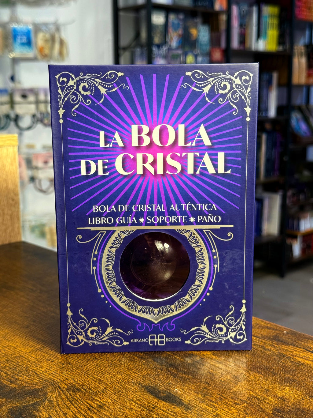 Pack la Bola de Cristal | Libro guía, Bola y paño