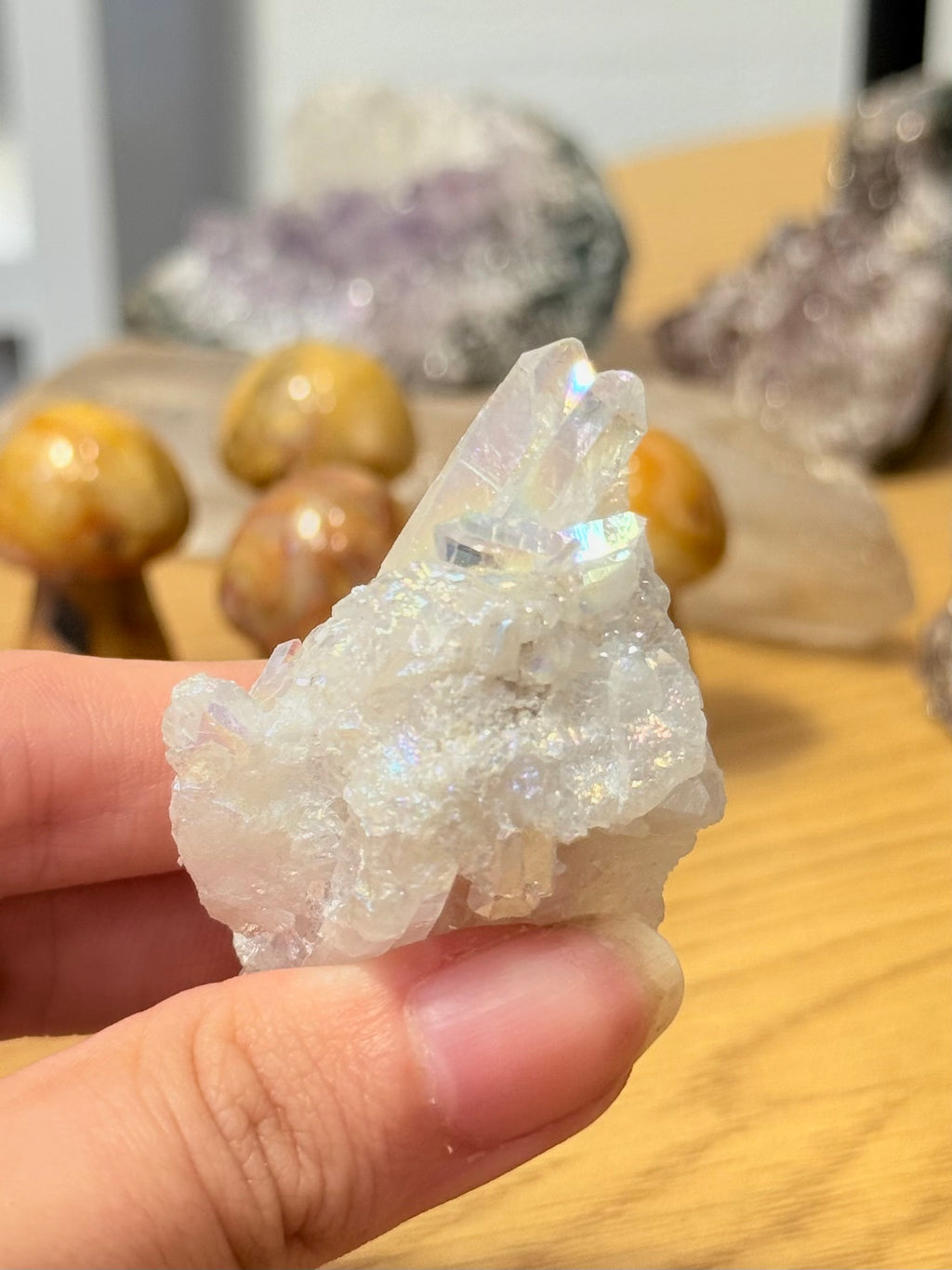 Drusa de Cuarzo Aqua Aura