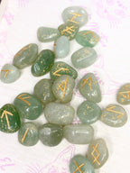 Runas vikingas Aventurina Verde