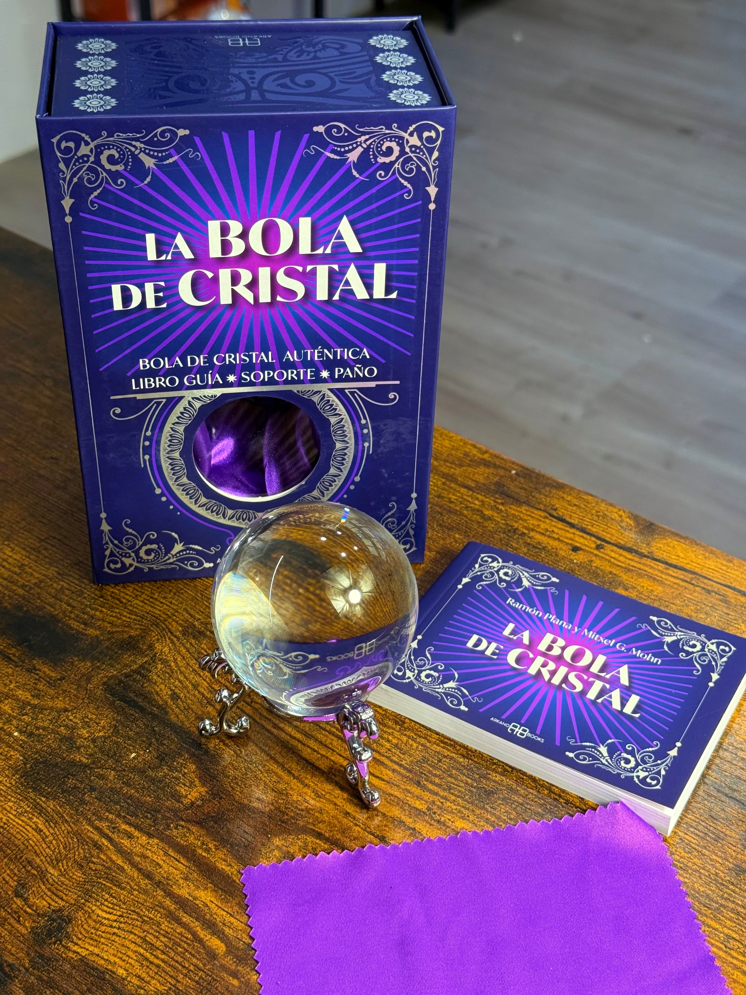 Pack la Bola de Cristal | Libro guía, Bola y paño