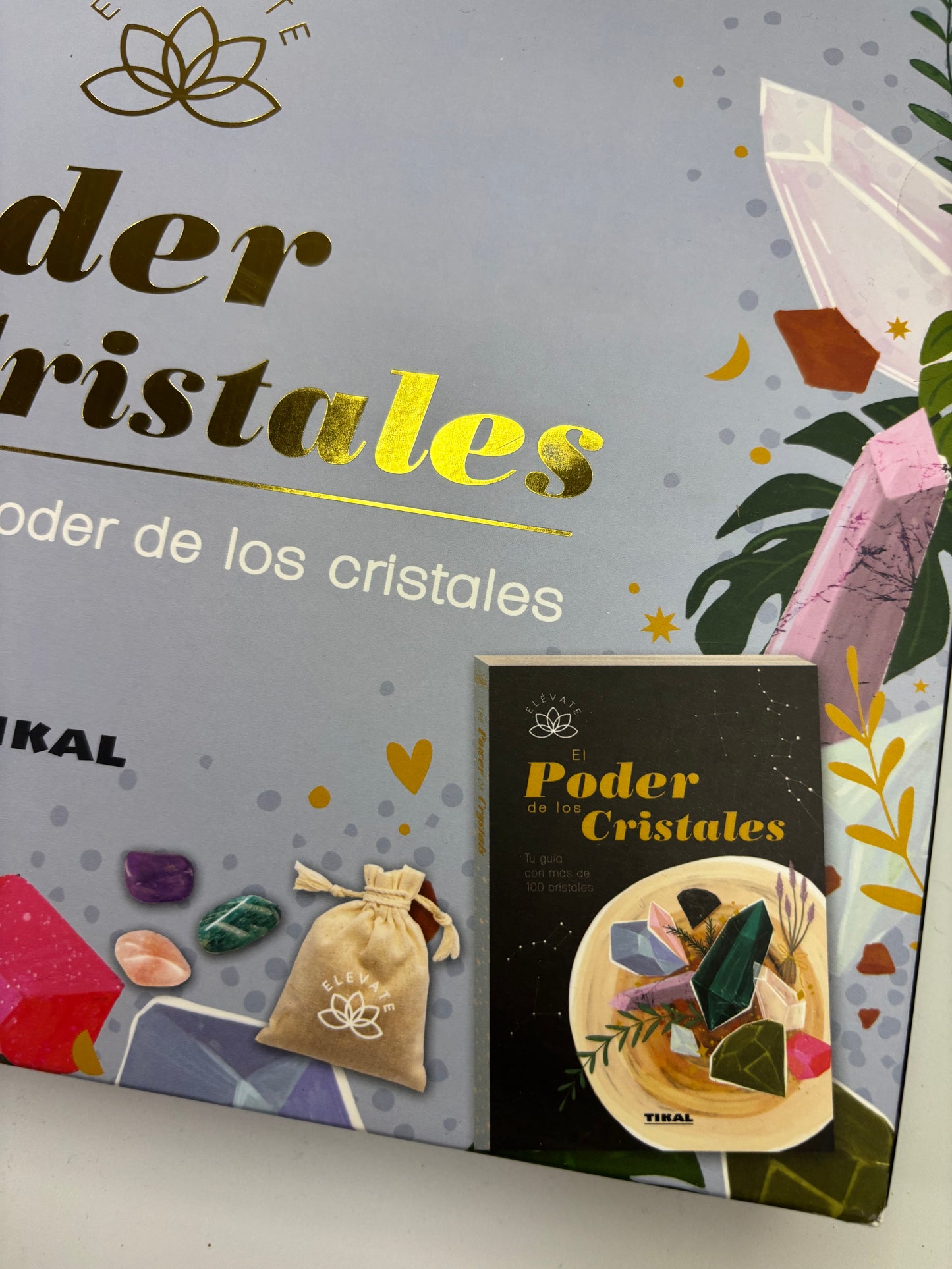 El poder de los Cristales - Libro + cristales