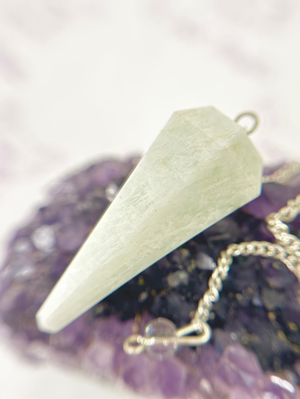 Péndulo facetado Amazonita