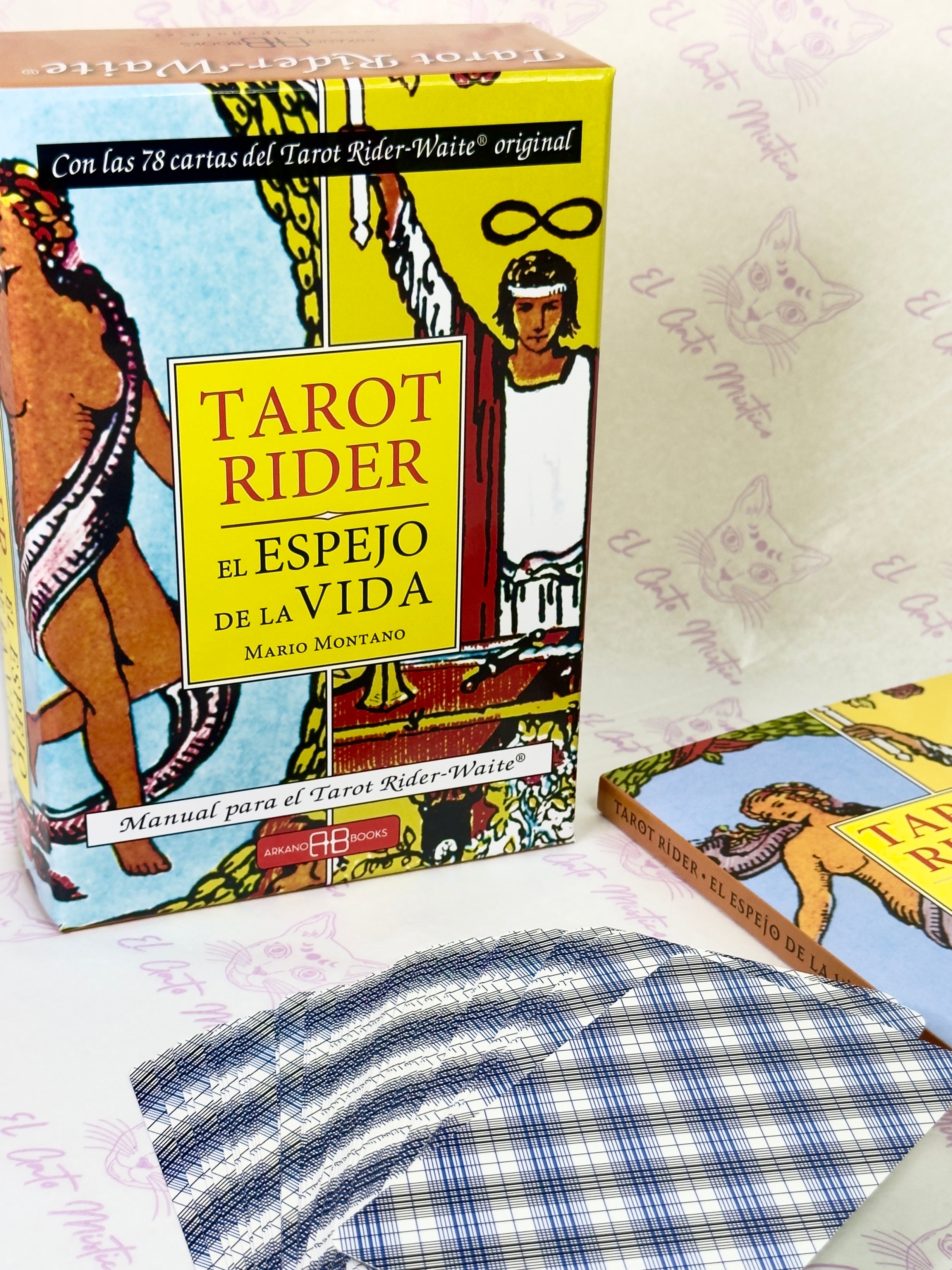 Tarot Rider el Espejo de la Vida | Libro y 78 cartas