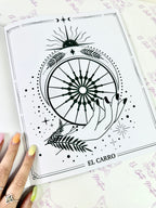 Tarot | Láminas con purpurina para colorear