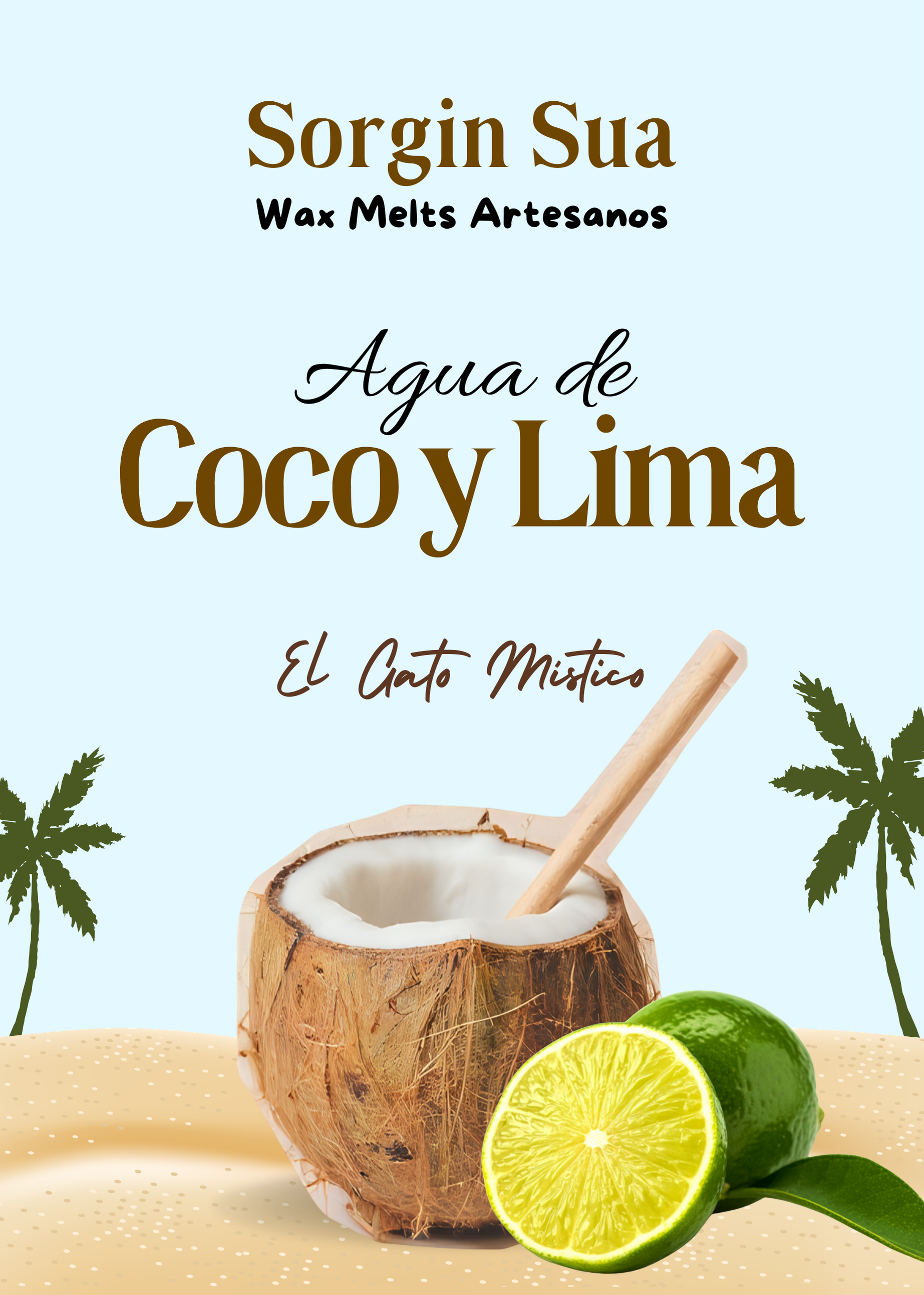 Wax Melts Agua de Coco y Lima | Colección Primavera Verano