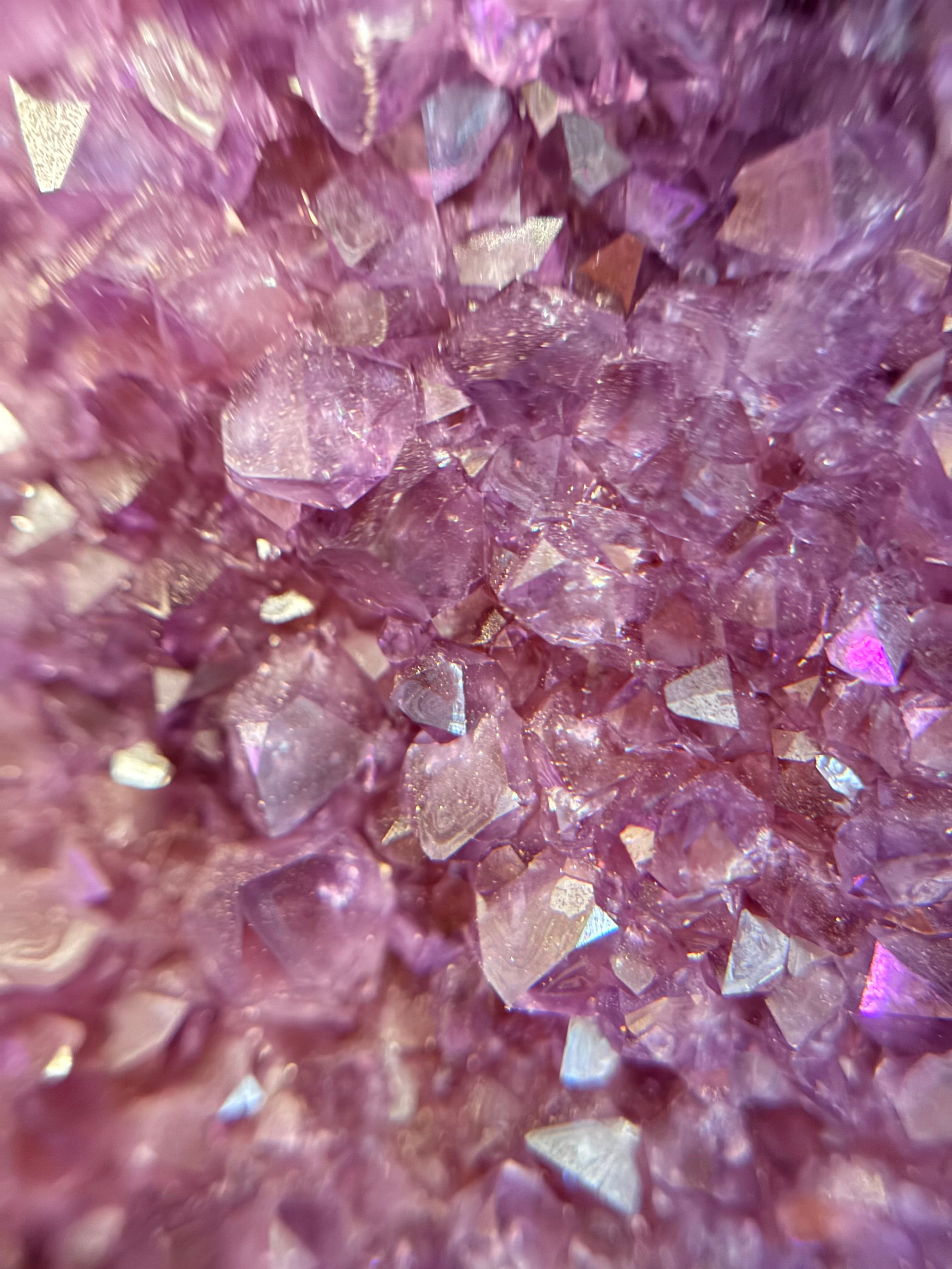 Drusa de Amatista Natural de Uruguay “Deep Purple” | Calidad Extra AAA | Pieza de Colección 1kg